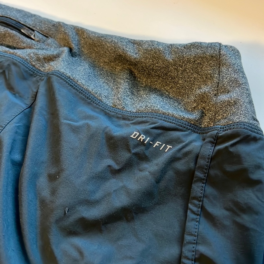 Nike - Women’s Running Shorts - Slate Blue & Grey - 2.5” Inseam - Picture 3 of 6